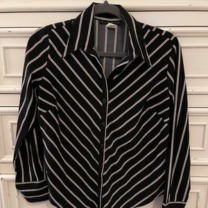 Ninety Striped Dress Shirt - Size S